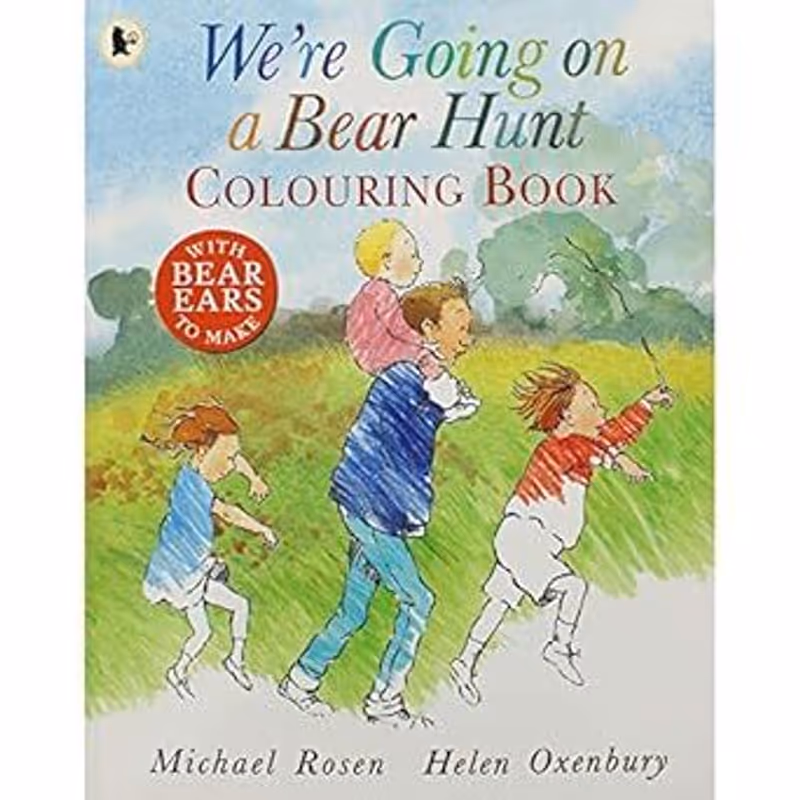 We're Going on a Bear Hunt colouring book