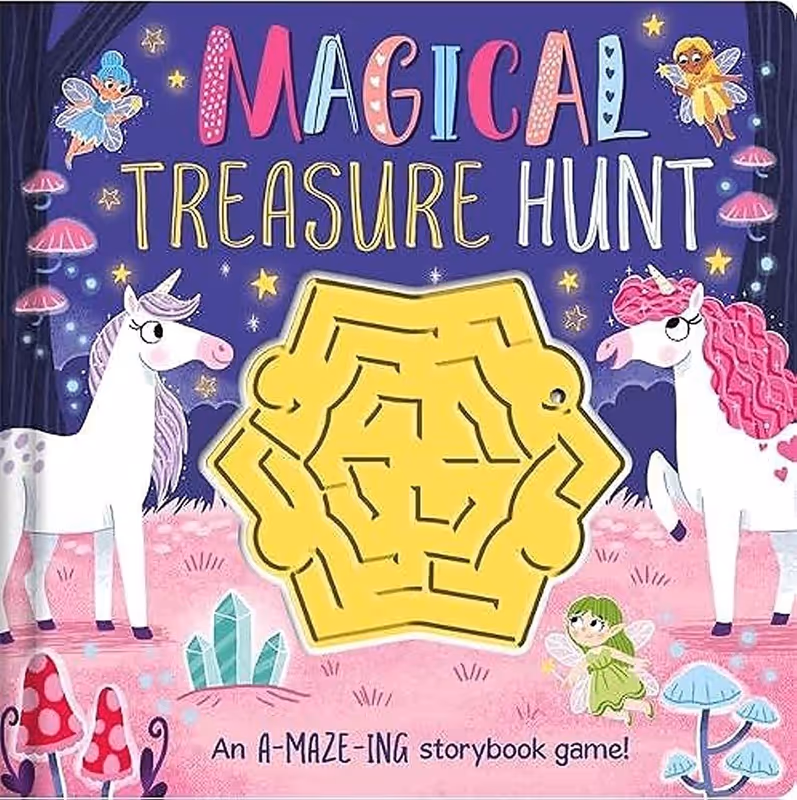 Magical Treasure Hunt (Maze Adventure Boards) Board book