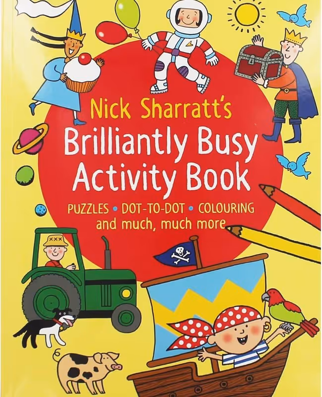 Nick Sharratt Brilliantly Busy Activity Book