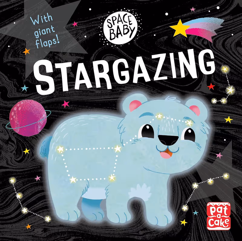 Stargazing: A board book with giant touch-and-feel flaps! Board book