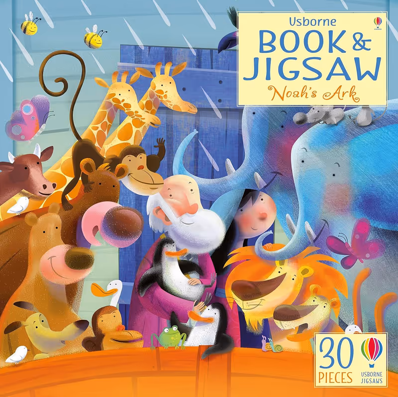Noah's Ark (Usborne Book and Jigsaw) 