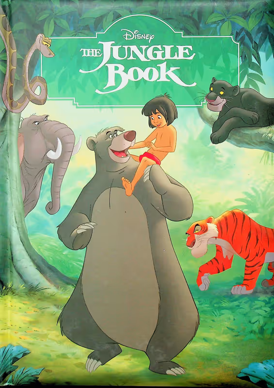 The Jungle Book(𝐏𝐚𝐝𝐝𝐞𝐝 𝐒𝐭𝐨𝐫𝐲𝐛𝐨𝐨𝐤)