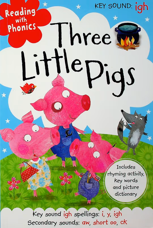 Three Little Pigs (𝐑𝐞𝐚𝐝𝐢𝐧𝐠 𝐰𝐢𝐭𝐡 𝐏𝐡𝐨𝐧𝐢𝐜𝐬) (Paperback)