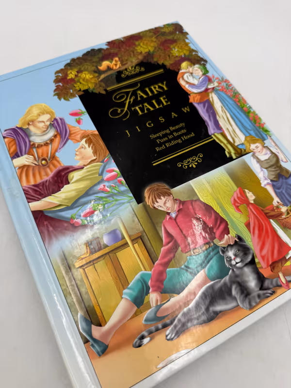 Fairy Tale Jigsaw Puzzle Book by Innovage 3 Tales 6 Puzzles 24 Pieces Each