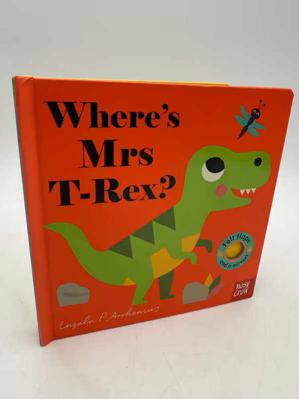 Where's Mrs T-Rex? (Felt Flaps) Board book 