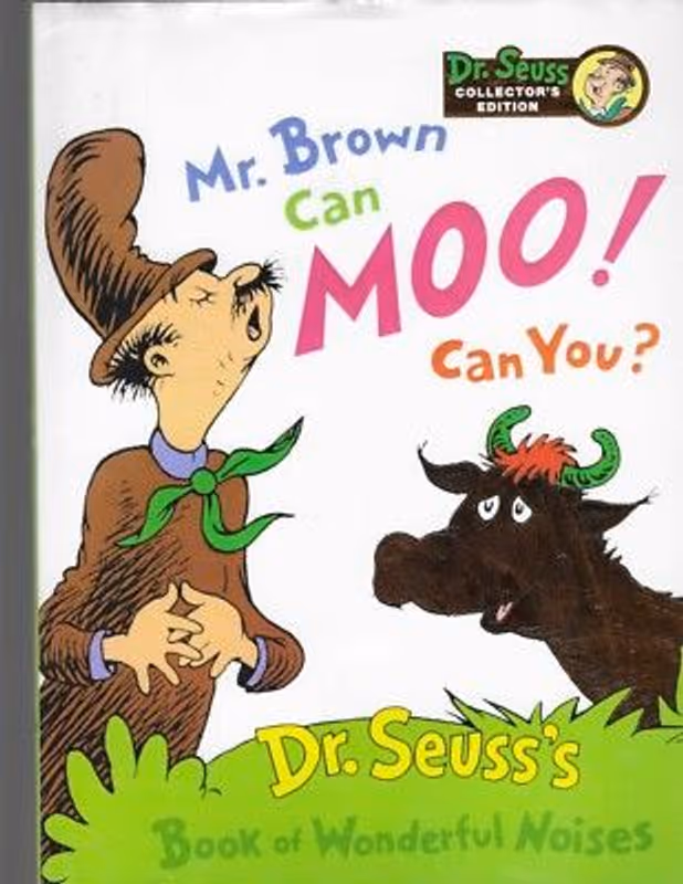 Mr. Brown Can Moo! Can You? Collector's edition
